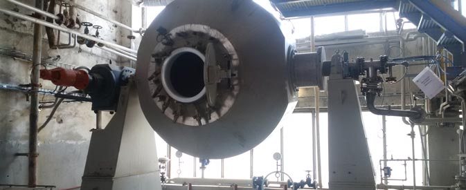 Rotary steam vacuum dryer control system
